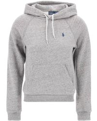 Polo Ralph Lauren - Hooded Sweatshirt With Embroidered Logo - Lyst