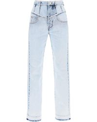 Isabel Marant - Jeans A Taglio Dritto Noemie - Lyst