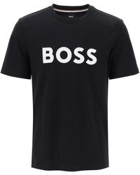 BOSS - T-Shirt Tiburt 354 Stampa Logo - Lyst