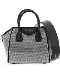 Givenchy - 'Antigona Toy' Bag With Rhinestones - Lyst