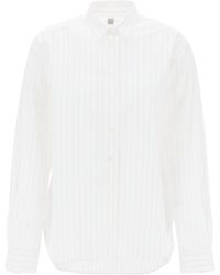 Totême - Toteme Striped Signature Dress Shirt - Lyst
