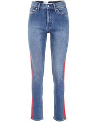 Calvin Klein JEANS BANDA LATERALE - Blu