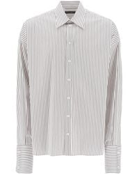 Dolce & Gabbana - "Oversized Striped Poplin Shirt - Lyst