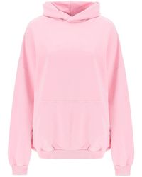 Balenciaga - Rhinestone-Studded Bb Logo Hoodie - Lyst