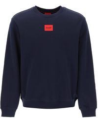 HUGO - Regular Fit Light Sweatshirt - Lyst