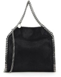 Stella McCartney - Falabella Mini Tote Bag Os Black Faux Leather - Lyst