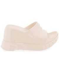 Givenchy - Marshmallow Rubber Wedge Sandals With Platform - Lyst