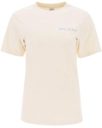 Sporty & Rich - Sporty Rich T-Shirt With Print 'Hwcny' - Lyst