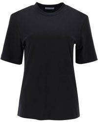 Ferragamo - Cotton And Silk Blend T-Shirt - Lyst