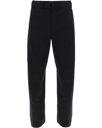 Lemaire - Twisted Cotton Twill Pants - Lyst