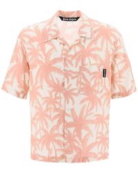 Palm Angels - Bowling Shirt With Palms Motif - Lyst