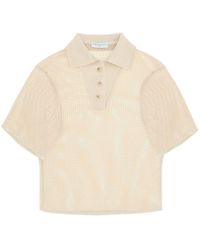 MVP WARDROBE - 'Pfeiffer' Stretch Knit Polo Shirt - Lyst