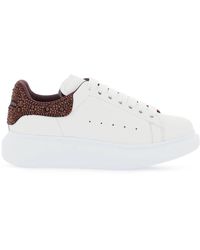 Alexander McQueen - 'oversize' sneaker con cristalli - Lyst