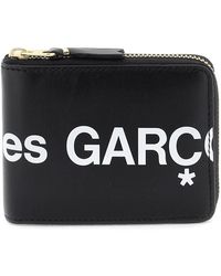 Comme des Garçons - Comme Des Garcons Wallet Zip-around With Maxi Logo - Lyst