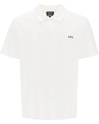 A.P.C. - Polo With Logo - Lyst