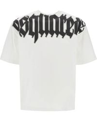 DSquared² - Loose Logo Print T-Shirt With - Lyst