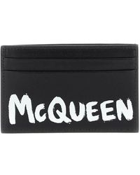 Alexander McQueen - And Mcqueen Graffiti Card Holder - Lyst