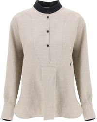 Ferragamo - Camicia A Tunica - Lyst