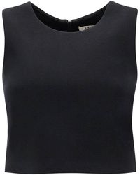 Max Mara - ' Max Mara 'Dazzy' Jersey Scuba Crop - Lyst