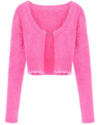 Jacquemus - La Maille Neve Cropped Top - Lyst