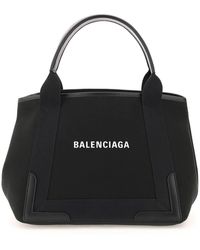 Balenciaga - Cabas Navy Xs Bag - Lyst