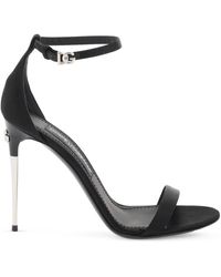 Dolce & Gabbana - Satin Sandals For Elegant - Lyst