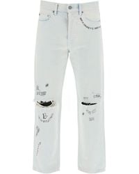 Golden Goose - "Distressed Washed Denim Jeans With A - Lyst