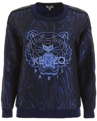 KENZO Jacquard Sweatshirt - Blue