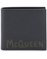 Alexander McQueen - Graffiti Bi-fold Wallet - Lyst