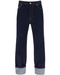 Loewe - Fisherman Turn-Up Jeans - Lyst
