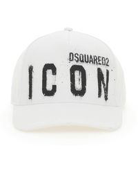 DSquared² Cotton Icon Baseball Cap in Red for Men - Save 63% | Lyst