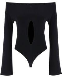 Courreges - Body In Jersey Con Cut Out - Lyst