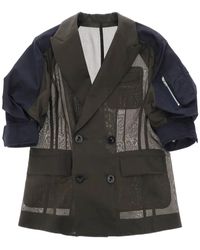 Sacai - "taffeta Jacket With Sleeves" - Lyst