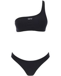 Off-White c/o Virgil Abloh - Ricoted Logo Bikini Set con - Lyst