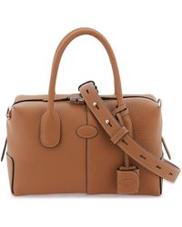 Tod's - Grained Leather Bowling Bag - Lyst