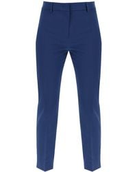 Weekend by Maxmara - Cecco Cotton Stretch Cigarette Pants - Lyst