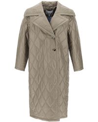 Ganni oversized fenn clearance coat