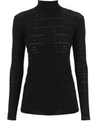 Givenchy - 4G Monogram Jacquard Knit Turtlenck Sweater - Lyst