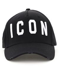 black and red icon cap