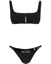 Off-White c/o Virgil Abloh - Bikini set con zip e logo - Lyst