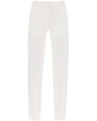 Givenchy - Tailored Trousers With Satin Bands - Lyst