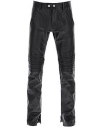 DSquared² - Rider Leather Pants - Lyst