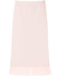 Sportmax - "Double-Layered Organza Skirt With - Lyst