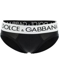 Dolce & Gabbana Logo Band Underwear Brief - Black