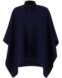 Weekend by Maxmara Alpaca Cape - Blue