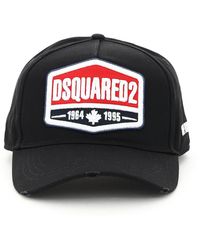 DSquared² - Baseball Cap With Embroidered Patch - Lyst