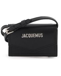 Jacquemus - Le Porte Azur Leather Neck Pouch Bag - Men's - Calf Leather - Lyst