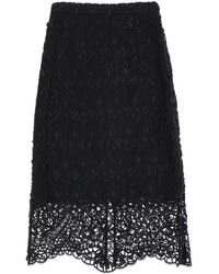 Burberry - Macrame Lace Pencil Skirt - Lyst