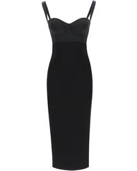 Dolce & Gabbana Bustier Dress - Black