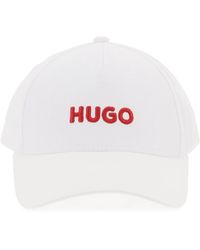HUGO - "Jude Embroidered Logo Baseball Cap With - Lyst